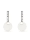 TASAKI 18kt white gold Akoya diamond earrings - Silver