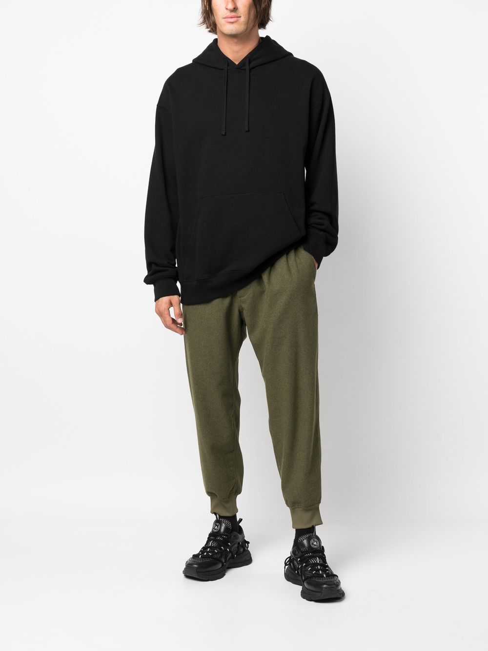 tapered leg track pants