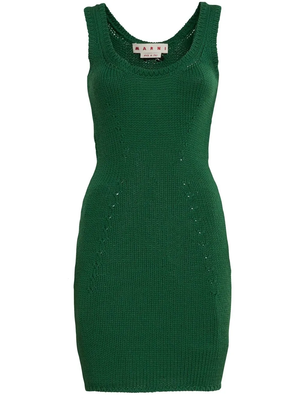 Image 1 of Marni scoop-neck knit dress