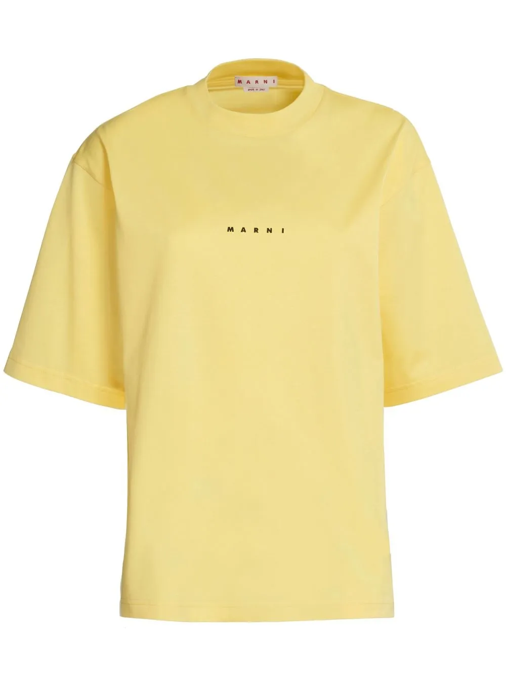 

Marni logo-print short-sleeve T-shirt - Yellow