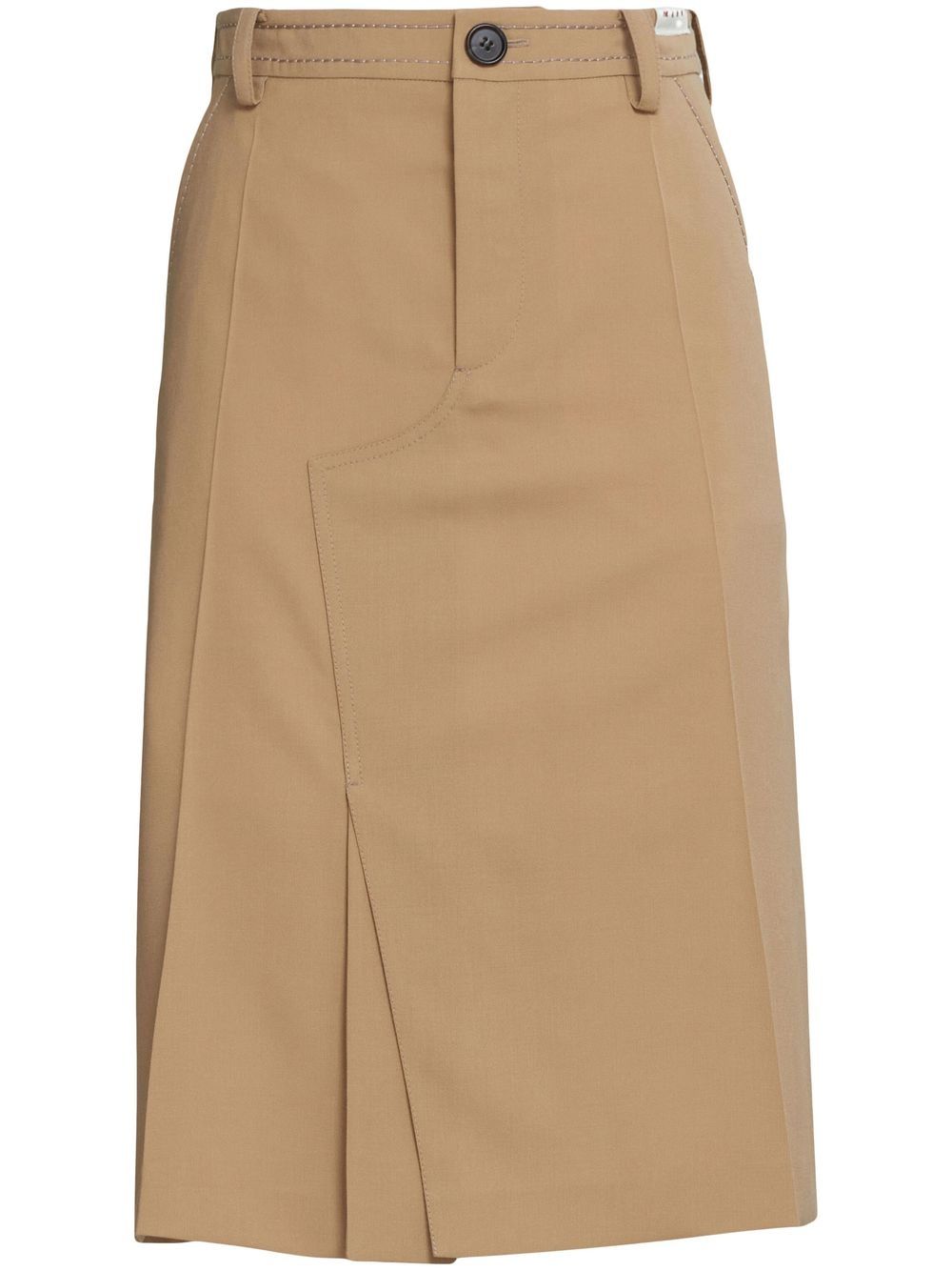 Marni high-waisted midi wrap skirt Women