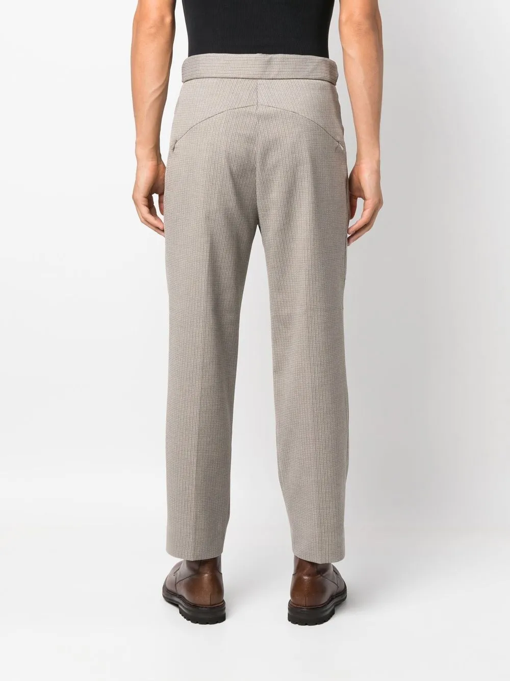 Needles Tweed pleatdetail Trousers Farfetch