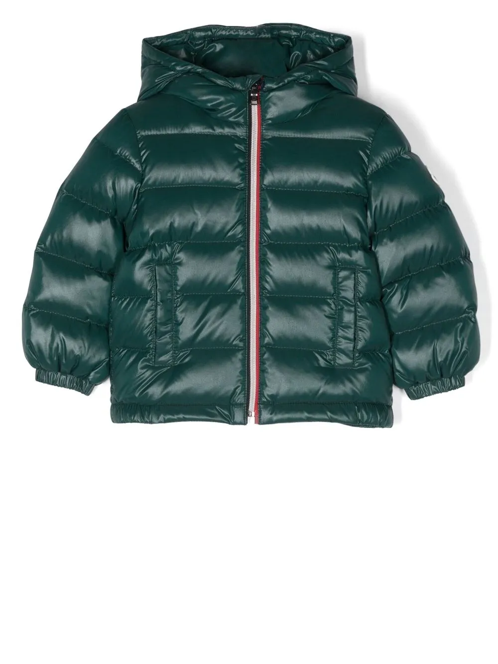 

Moncler Enfant chamarra capitonada New Aubert - Verde