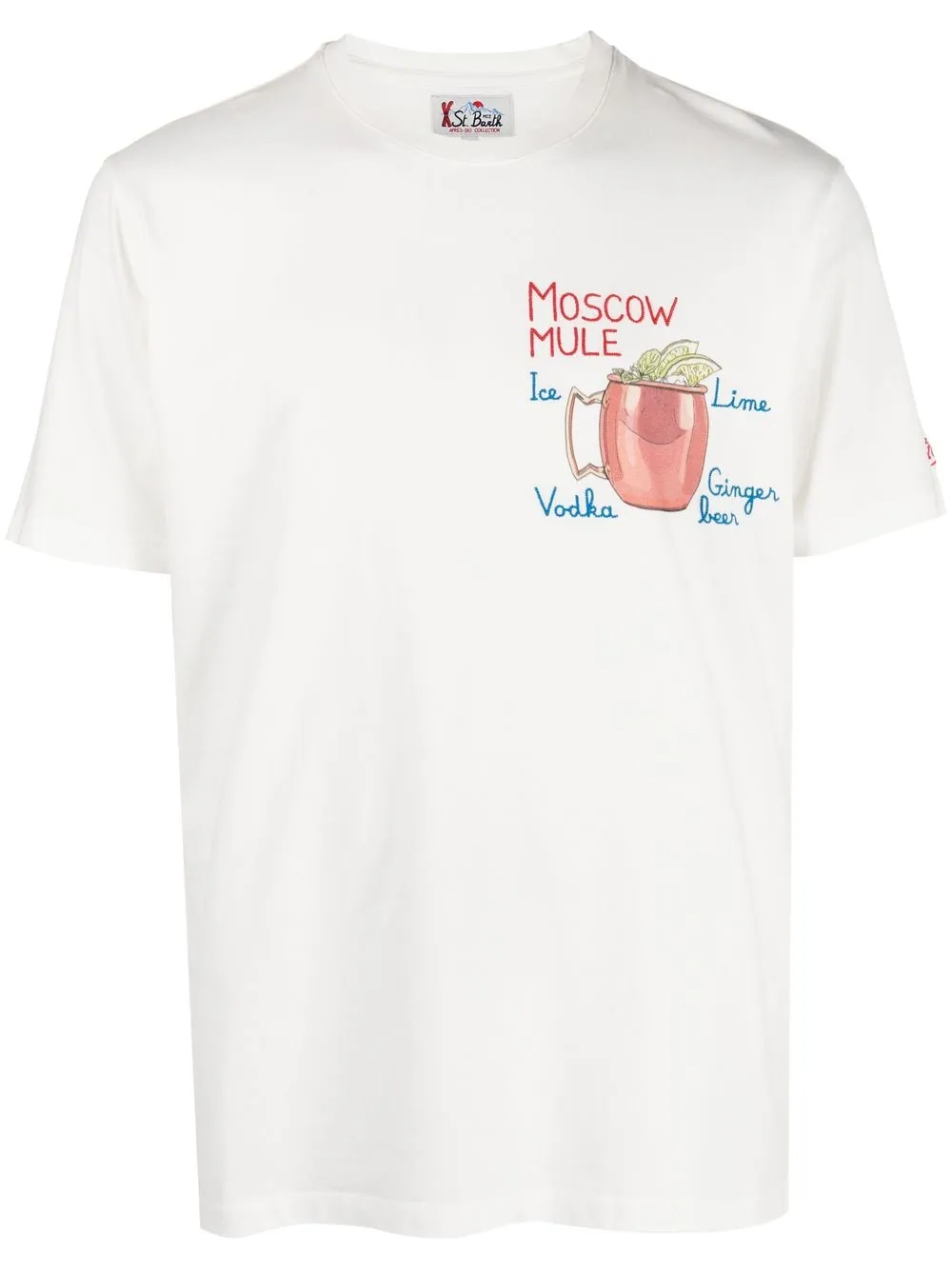 

MC2 Saint Barth Moscow Mule graphic T-shirt - White