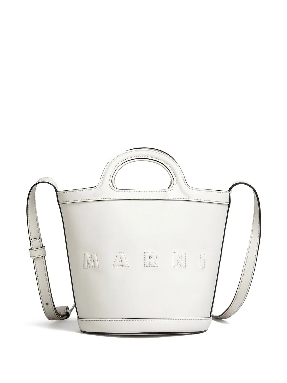 

Marni leather crossbody bucket bag - 00V25