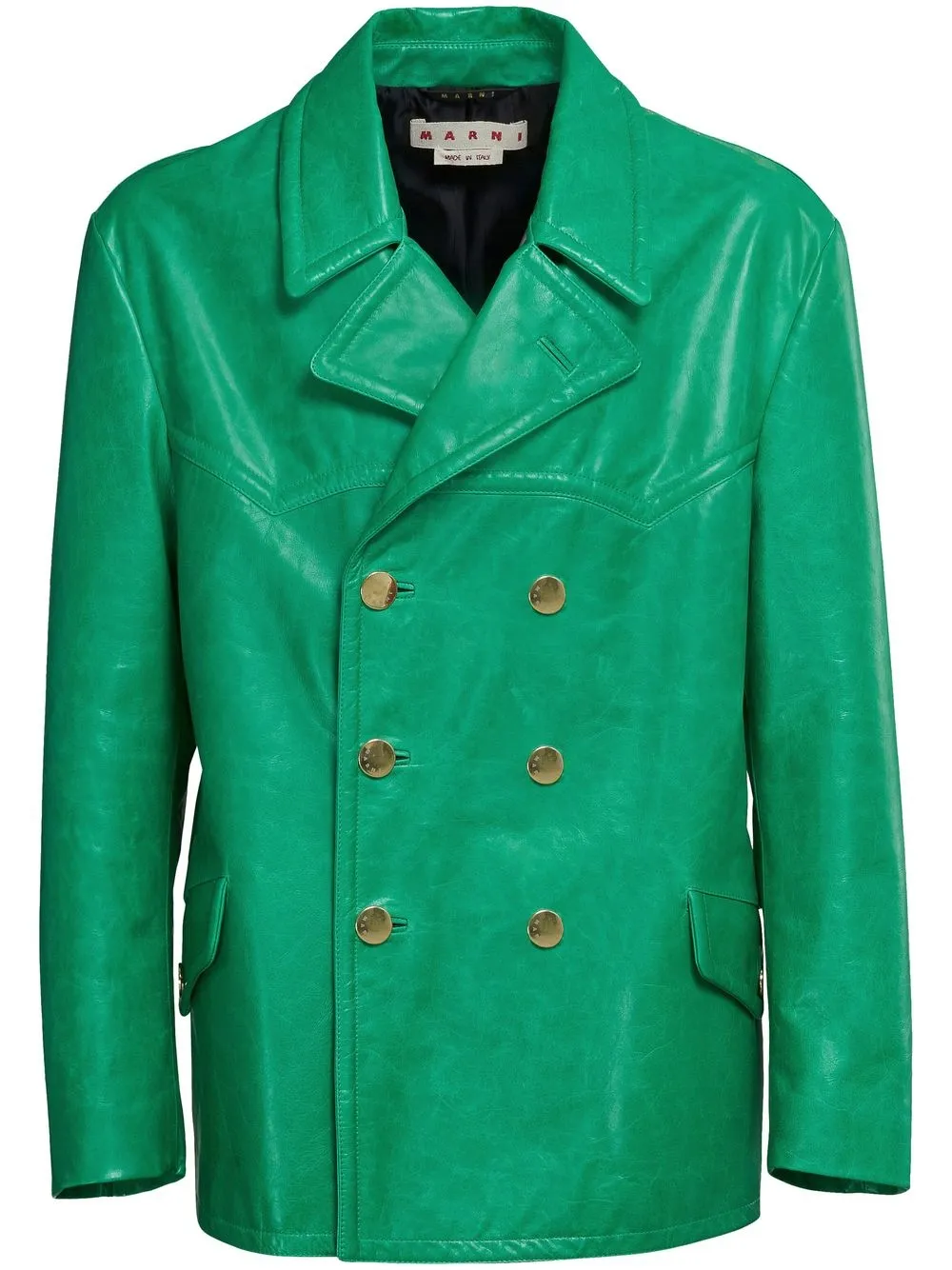 Vintage green deals leather jacket