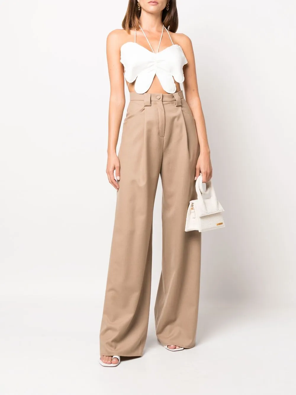 MANURI Cropped top - Wit