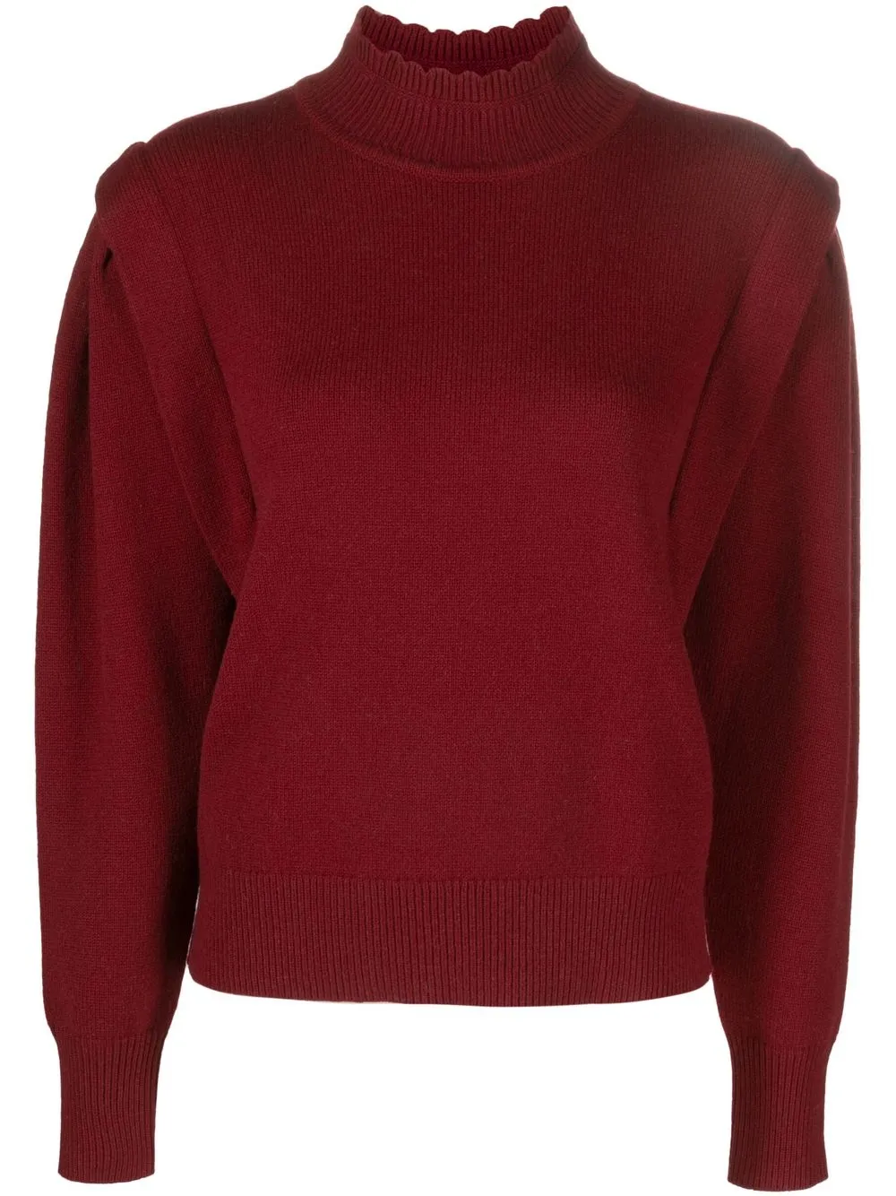 

Isabel Marant Étoile Lucile oversize-shoulder jumper - Red
