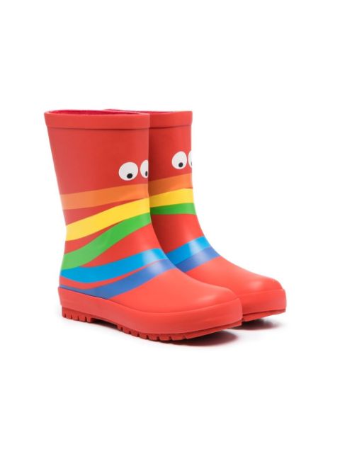 Stella McCartney Kids graphic-print rubber rain boots