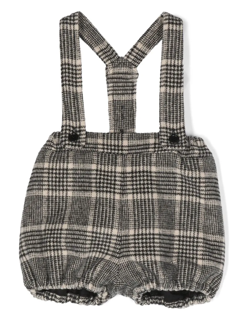 

Douuod Kids checked culotte dungarees - Neutrals