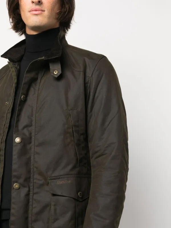 Barbour スナップボタン ジャケット | グリーン | FARFETCH JP