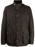 Barbour press-stud cotton jacket - Green