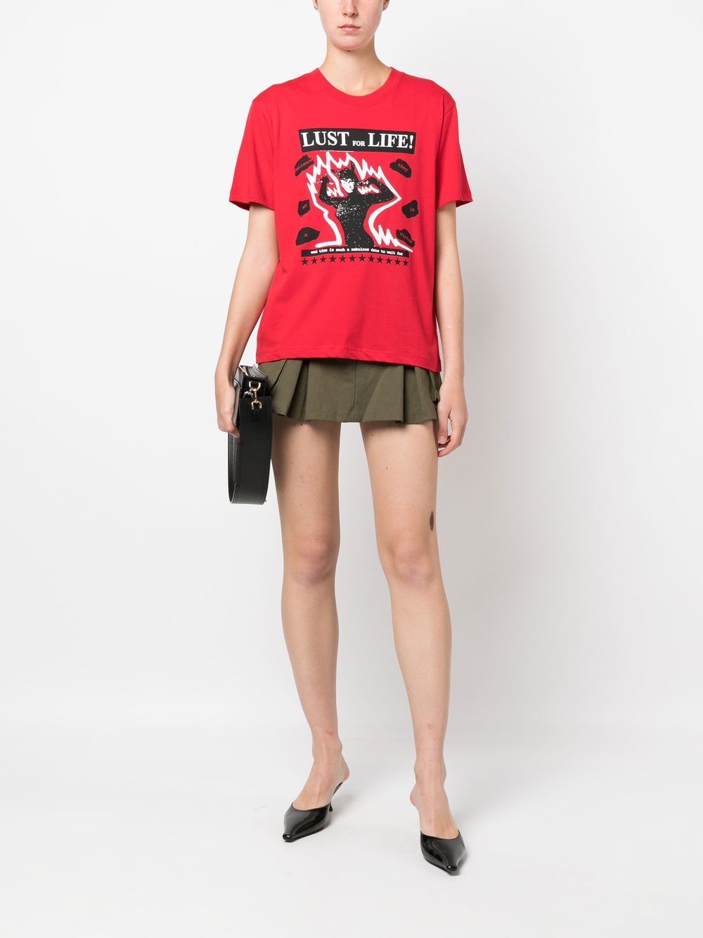 Vaquera T-shirt met grafische print - Rood