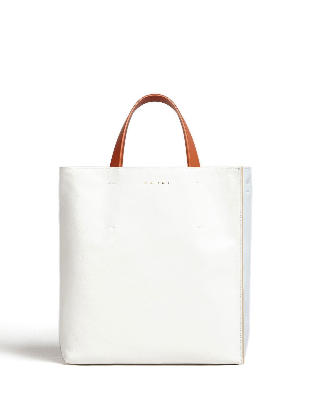 

Marni Soft colour-block tote bag - White