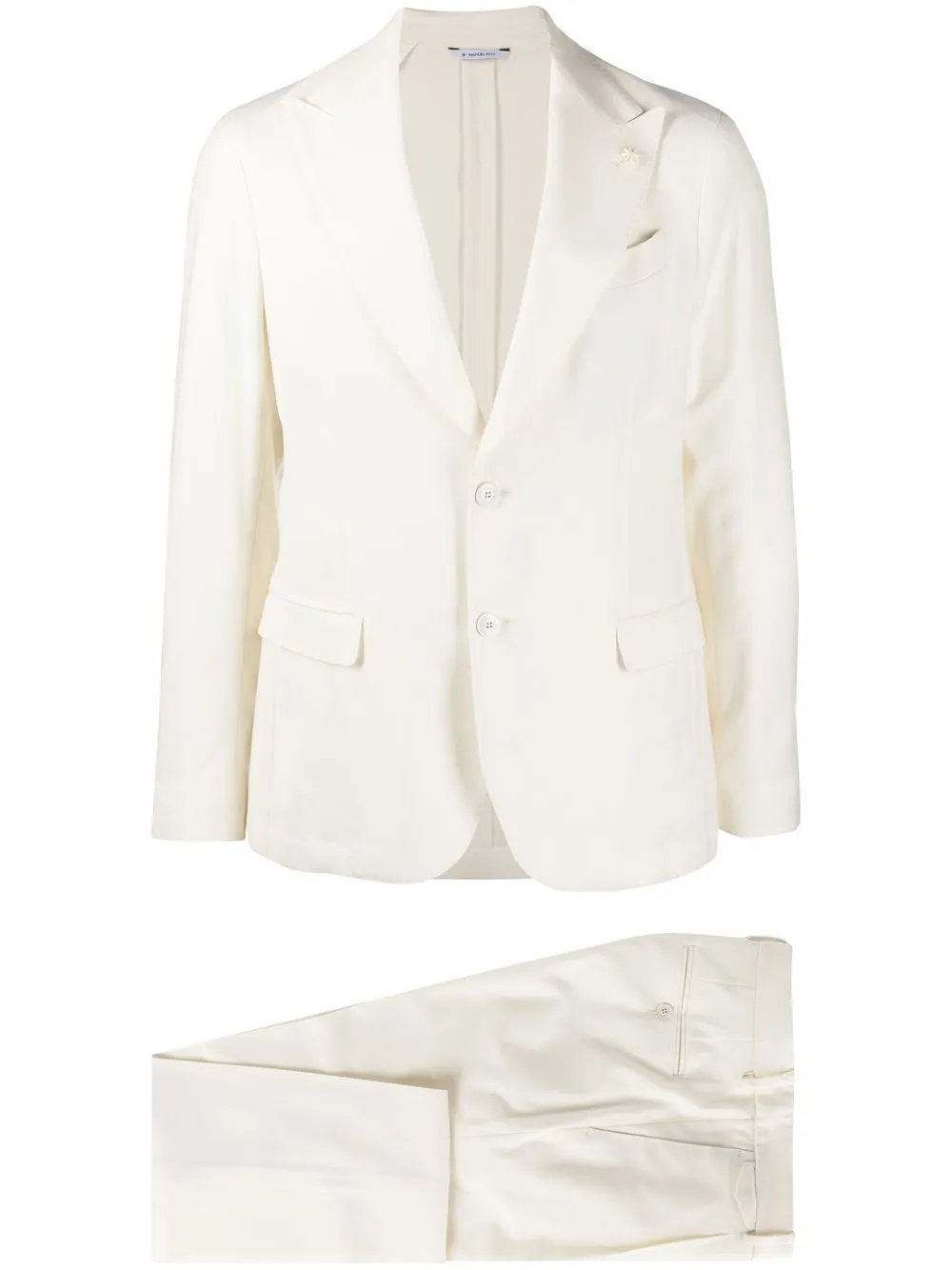 

Manuel Ritz single-breasted suit - 03 BIANCO