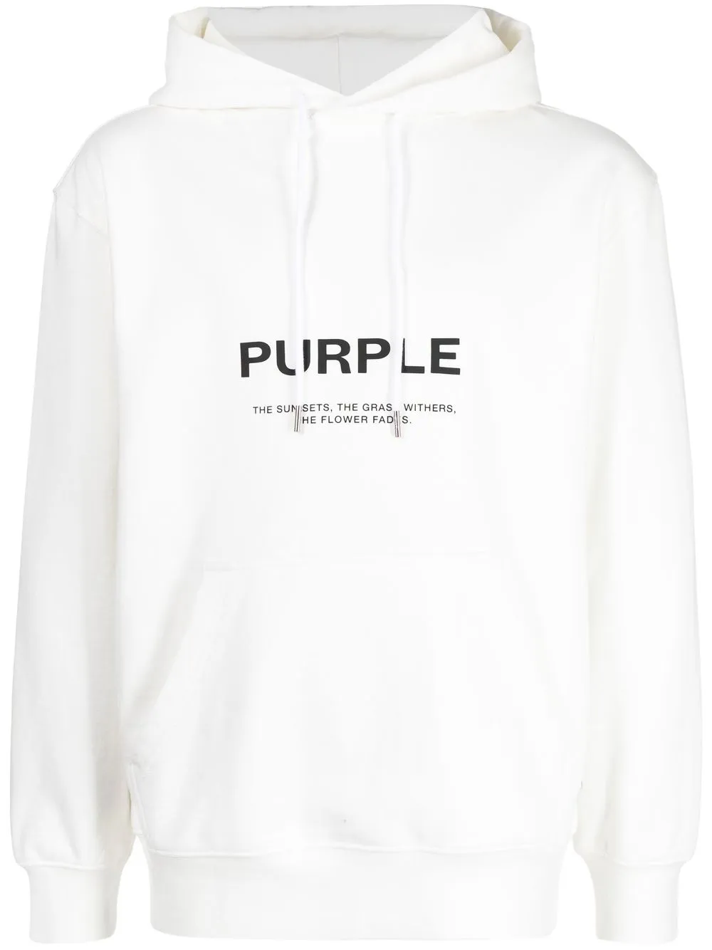 

Purple Brand P410 cotton hoodie - White