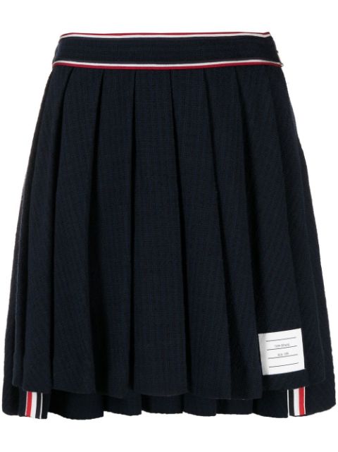 Thom Browne high-low pleated skirt