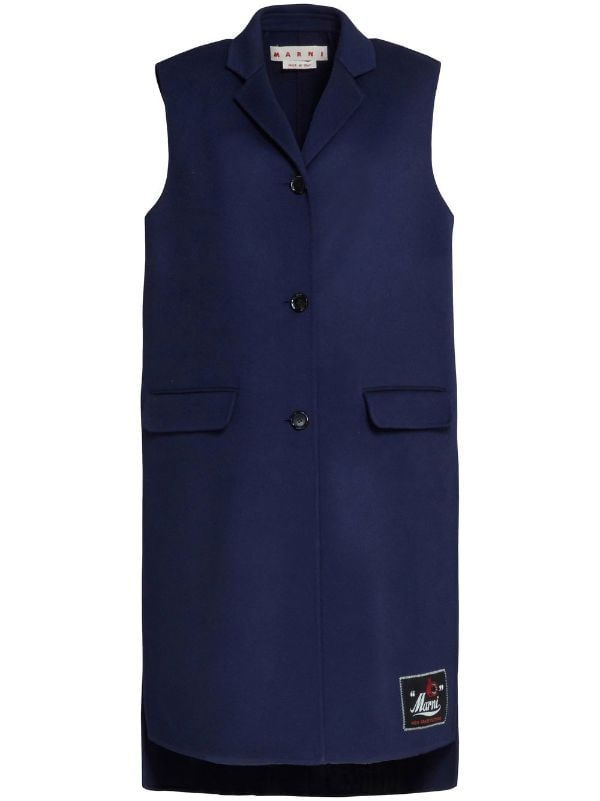 Marni Long wool-cashmere Vest Coat - Farfetch