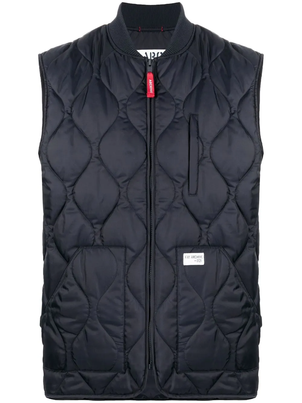 

Fay padded sleeveless gilet - Blue