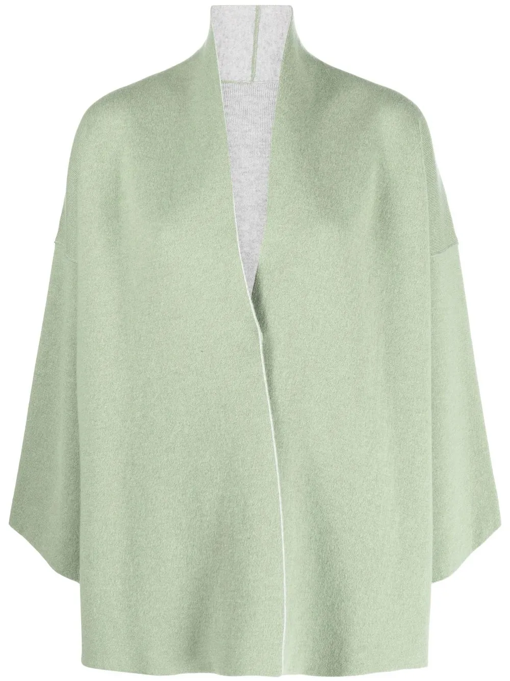 

Le Tricot Perugia V-neck long-sleeve cardigan - Green