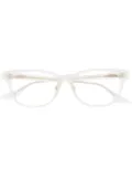 Dita Eyewear wayfarer-frame optical glasses - White