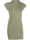 colville Twisted Rib tunic jumper - Green