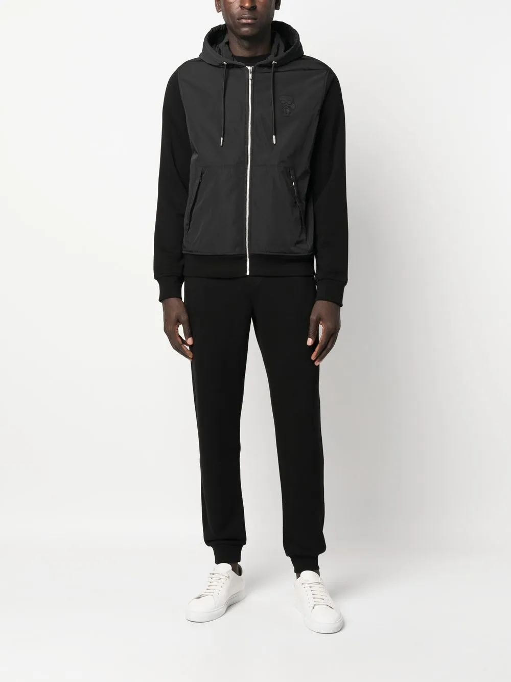 Karl Lagerfeld Jack met capuchon - Zwart