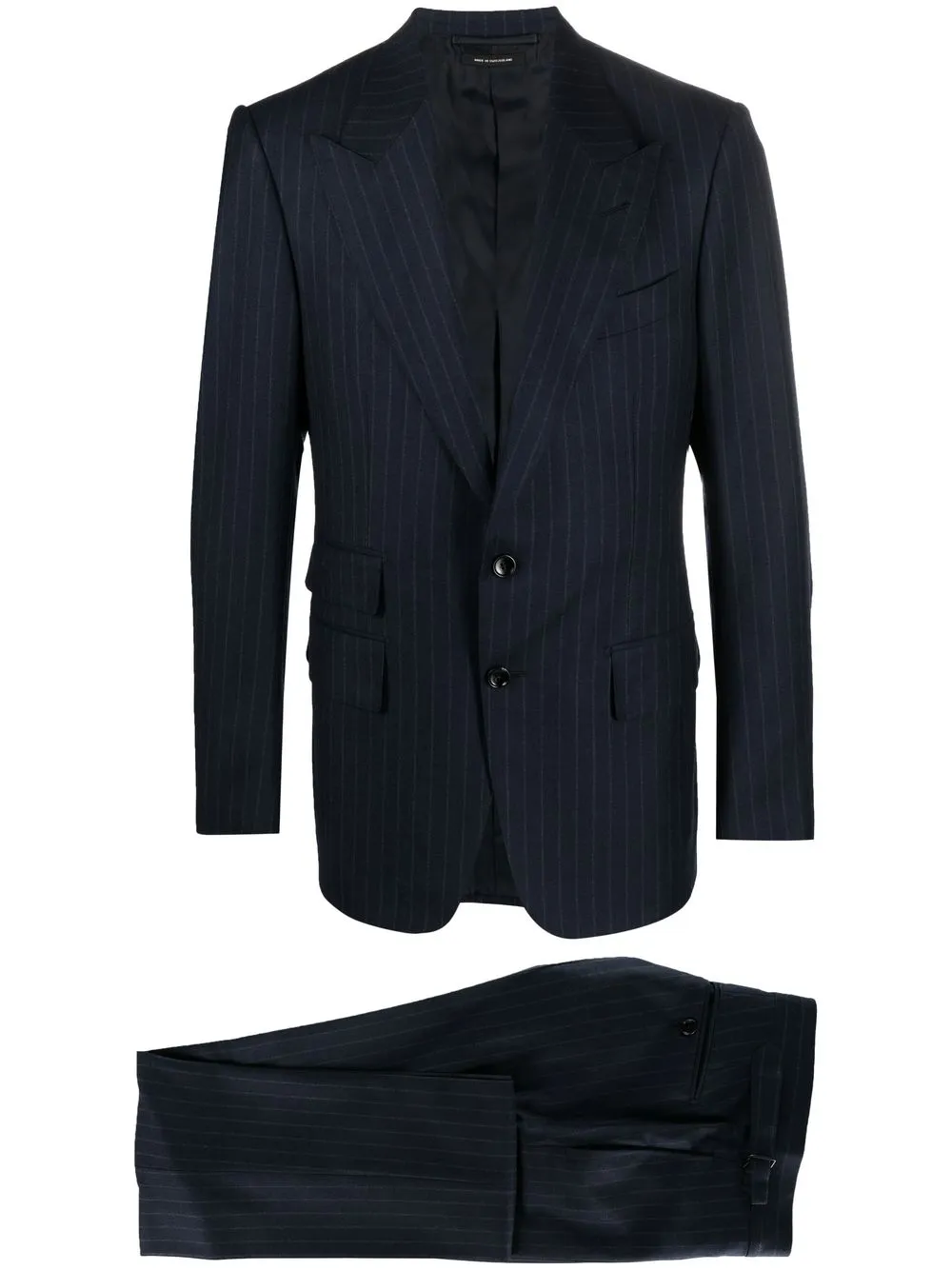 

TOM FORD pinstripe wool two-piece suit - Azul