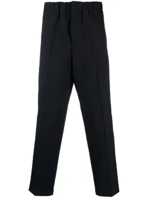 Balenciaga large-fit Tailored Trousers | Blue | FARFETCH