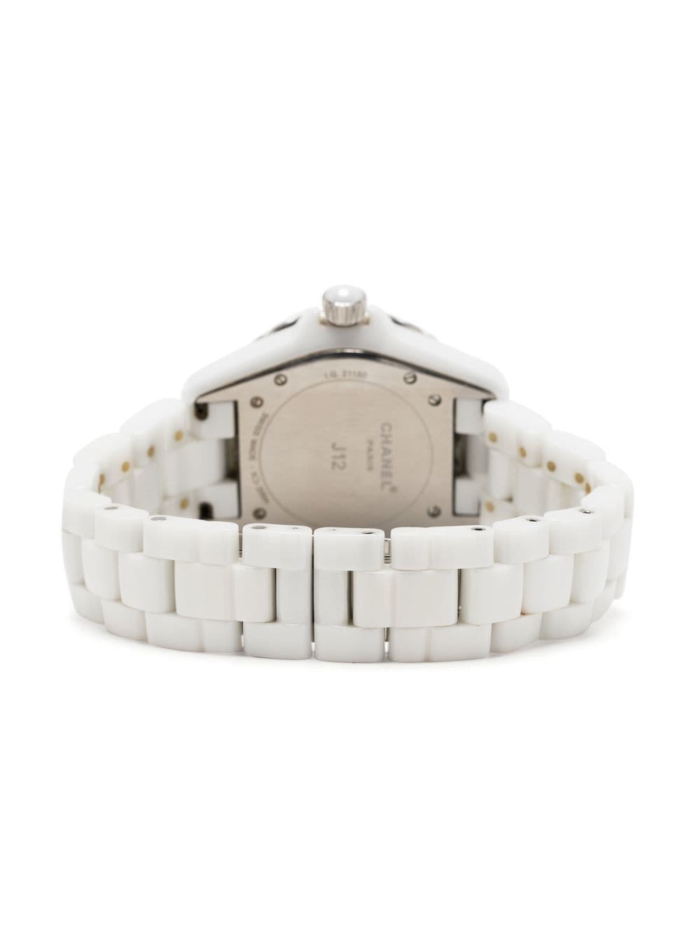 Pre-owned Chanel 2007  J12 33mm In White