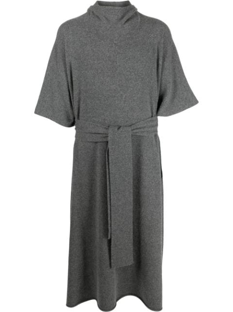 extreme cashmere No. 245 Go belted knit dress