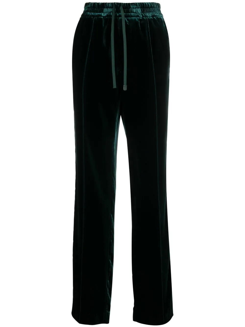 

TOM FORD straight-leg velvet track pants - Green