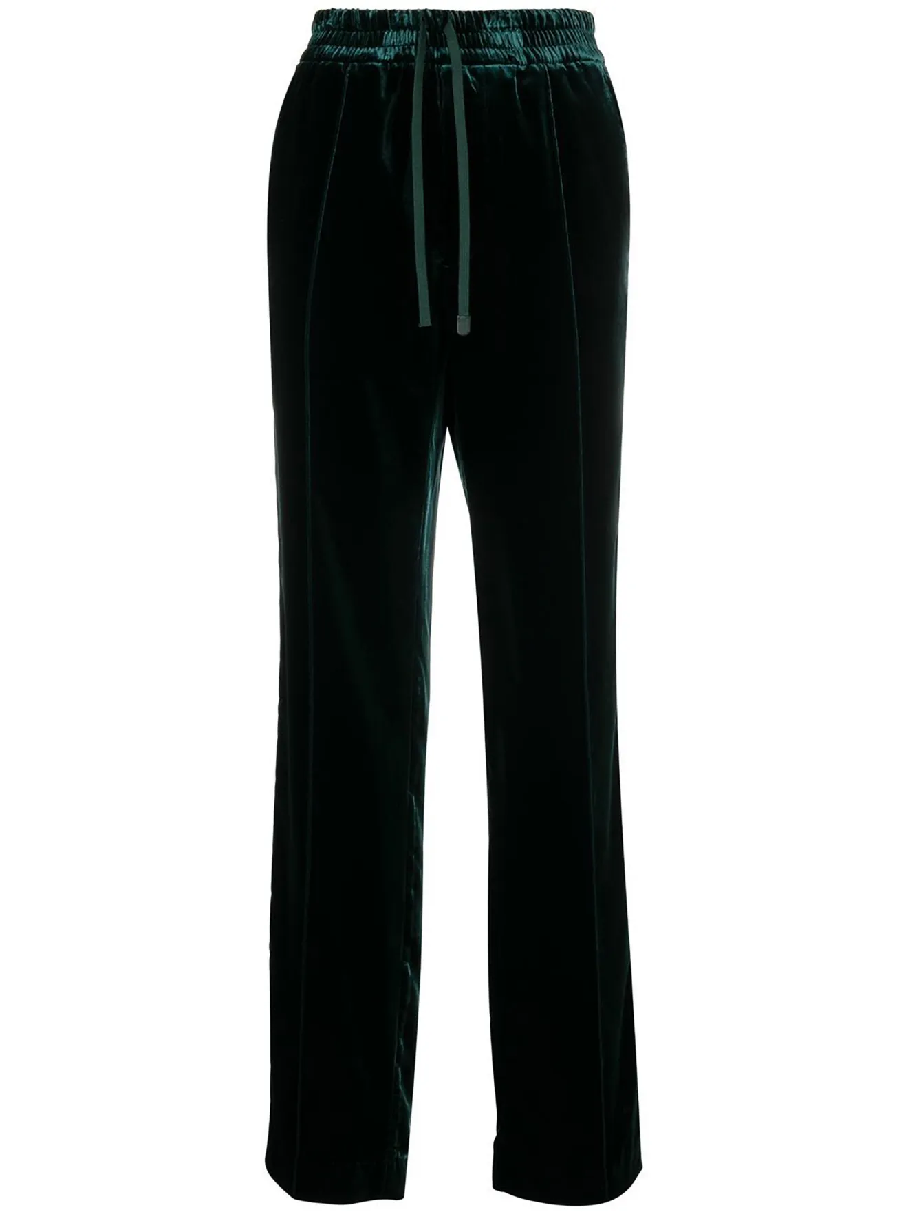 TOM FORD straightleg velvet track pants green MODES