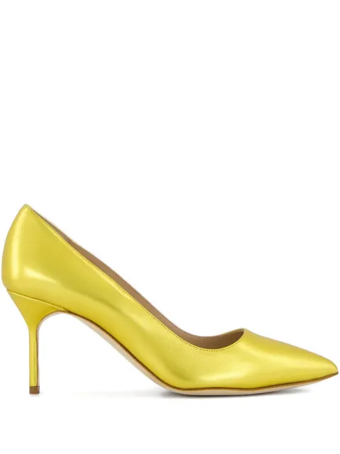 Manolo Blahnik 70mm BB leather pumps