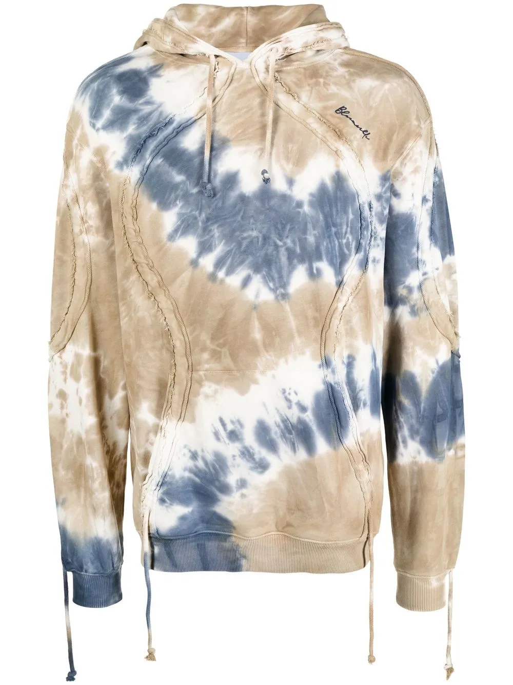 

BLUEMARBLE hoodie con estampado tie-dye - Azul