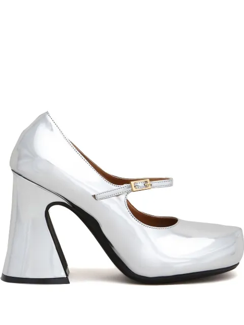 Marni sculpted-heel Mary Jane pumps
