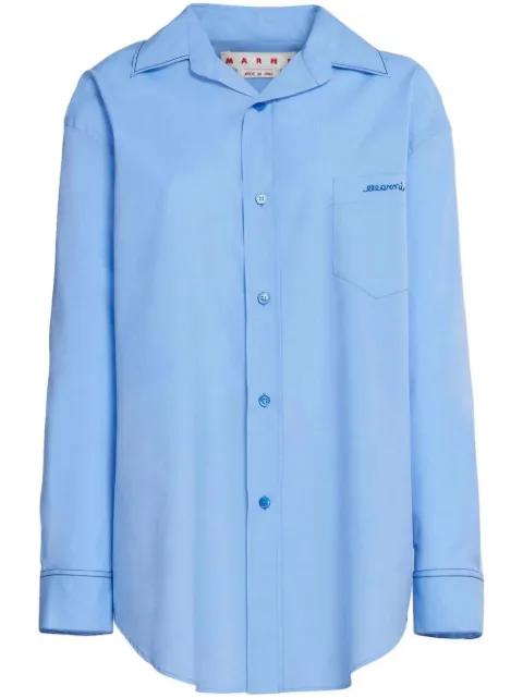 Marni long-sleeve cotton shirt