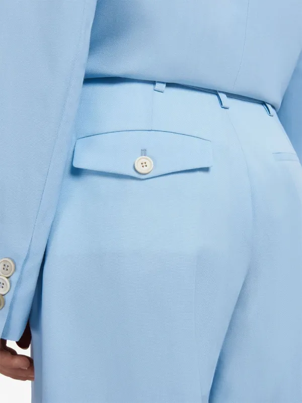 Marni wide-leg Tailored Trousers | Blue | FARFETCH