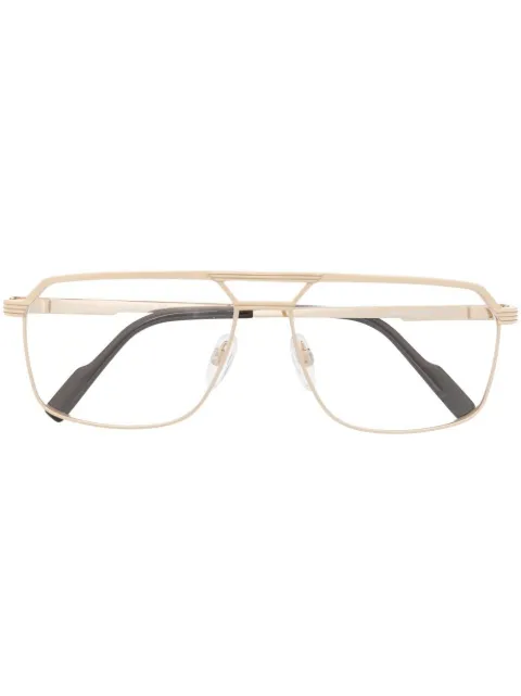 Cazal pilot-frame eyeglasses