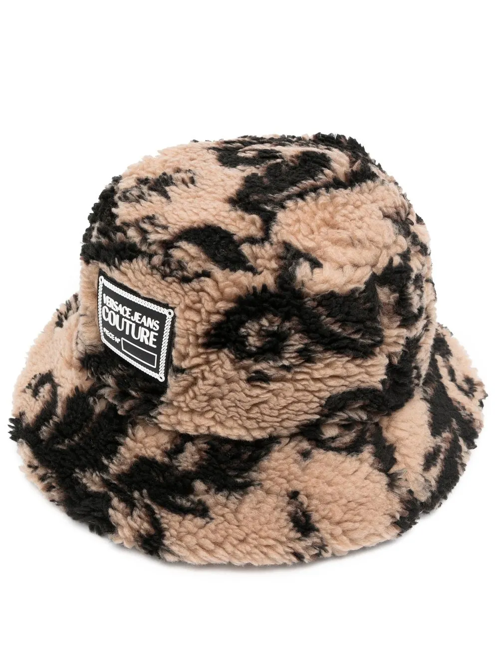 

Versace Jeans Couture logo-patch detail bucket hat - Brown