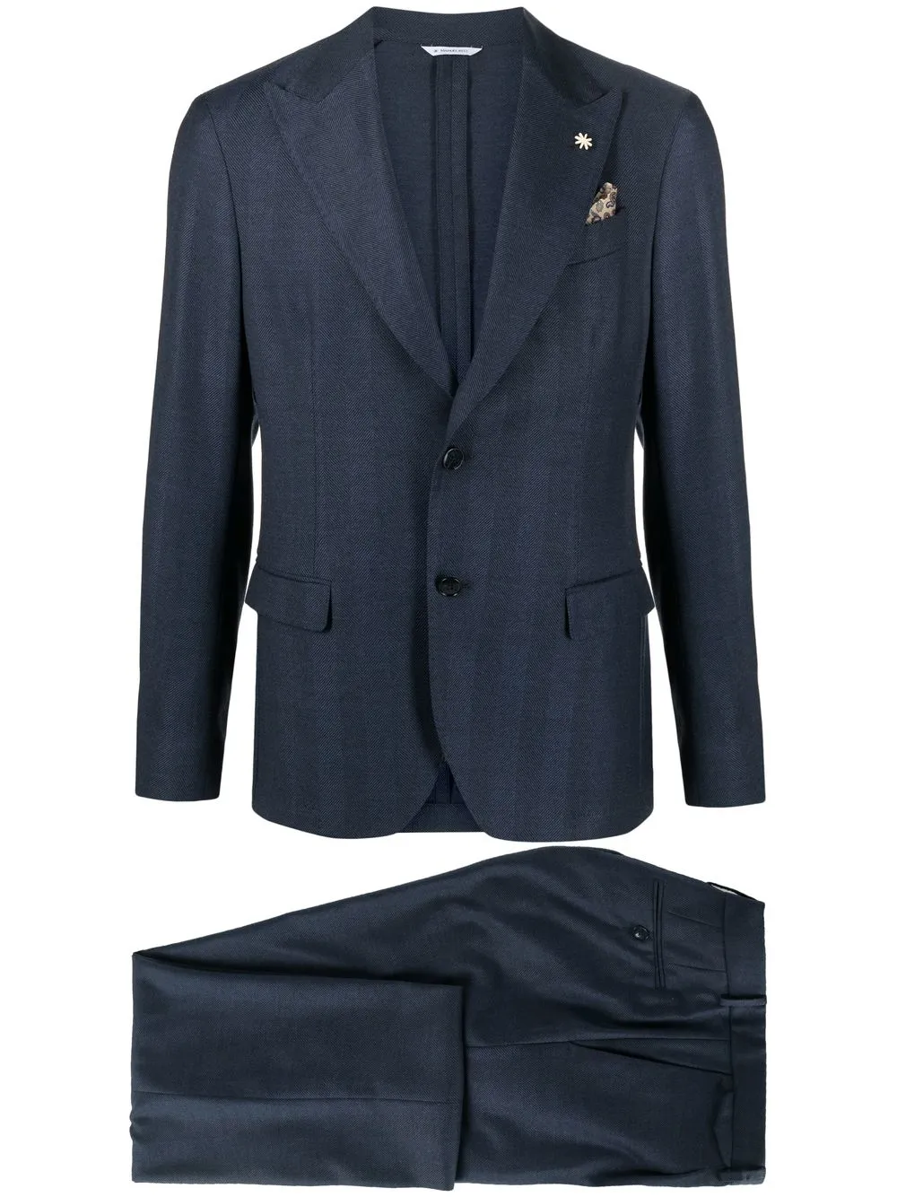 

Manuel Ritz single-breasted suit - Blue