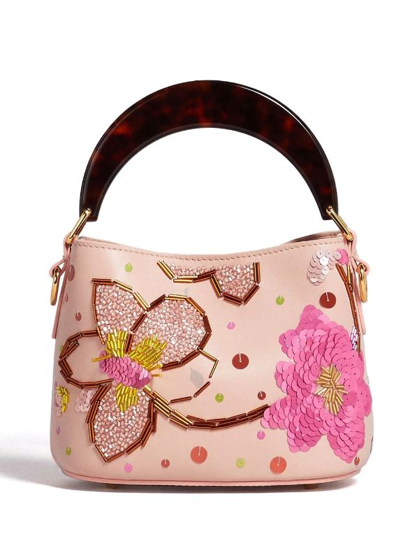 Marni floral-embellished Tote Bag - Farfetch