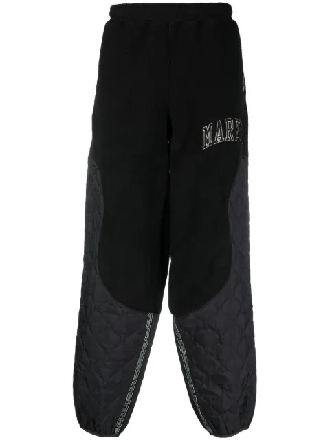 PUMA quilted-panel track pants
