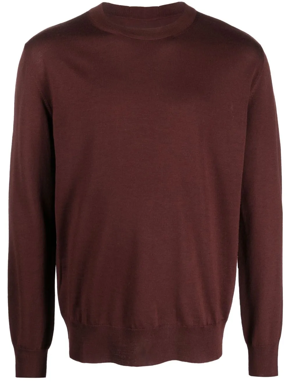 

Jil Sander wool-knit crew-neck jumper - Brown