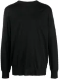 Jil Sander wool-knit crew-neck jumper - Black