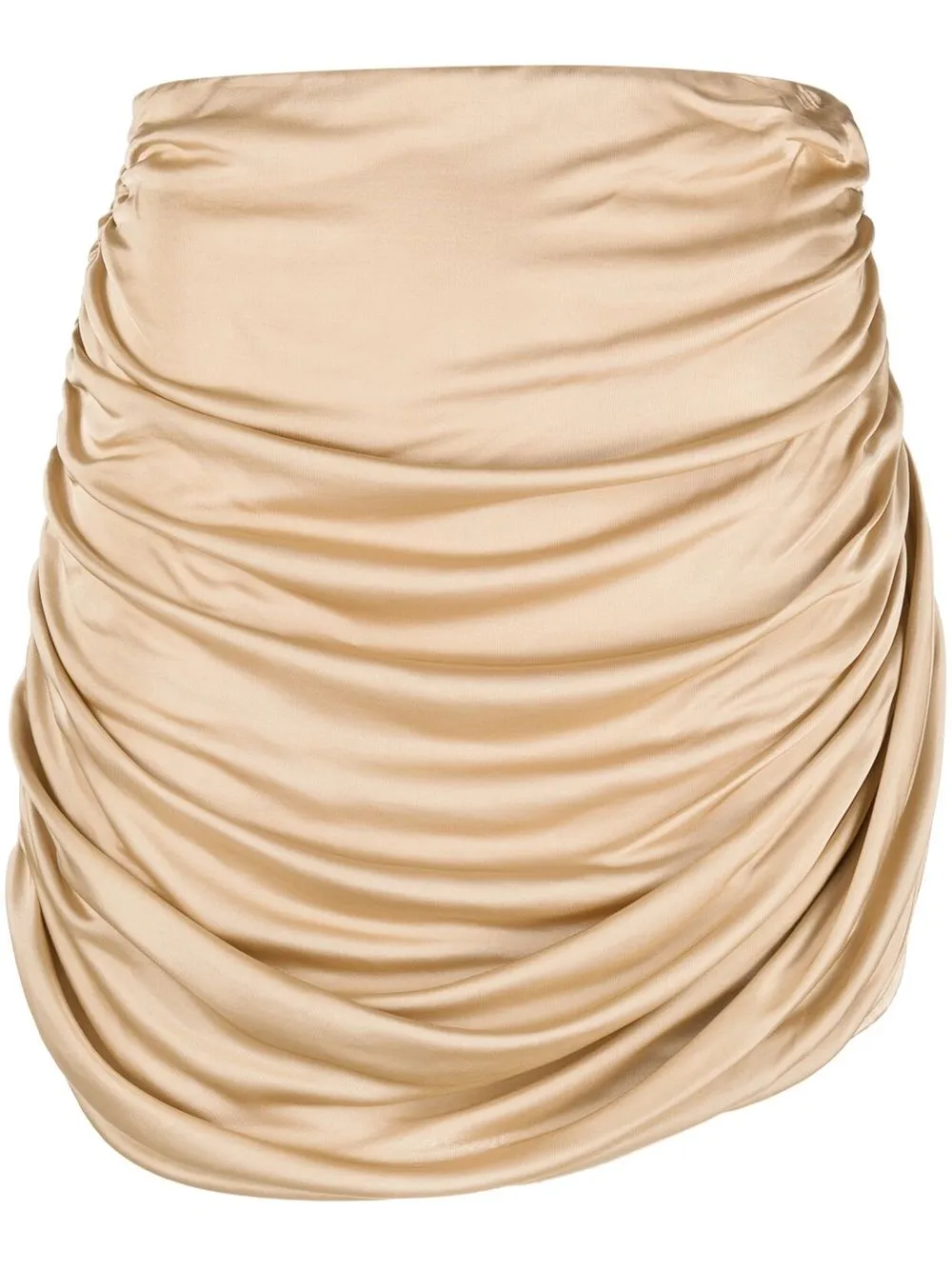 

GAUGE81 ruched-front mini skirt - Neutrals