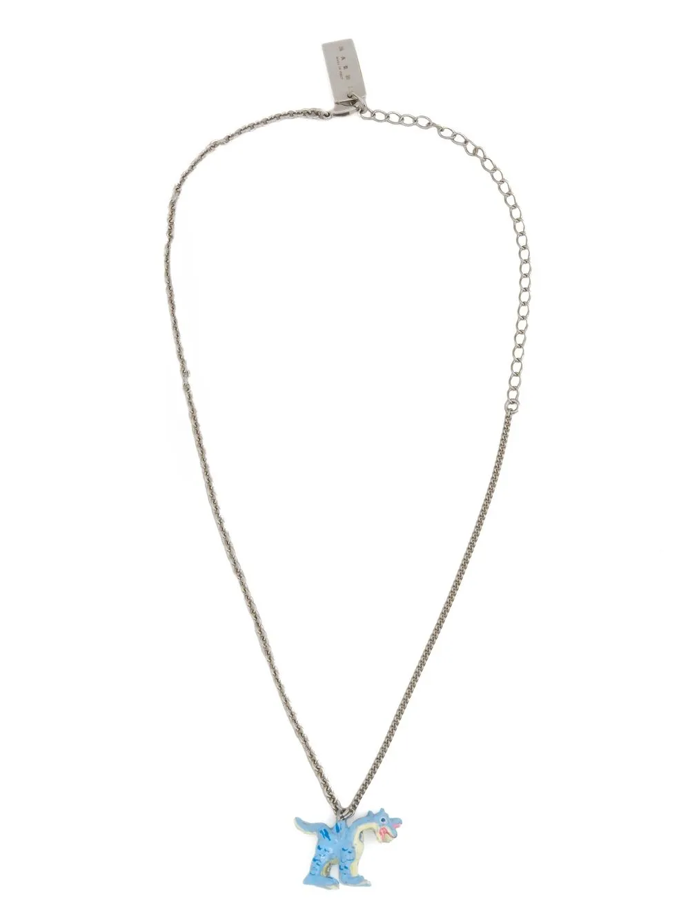 

Marni silver-tone statement-pendant necklace - Blue