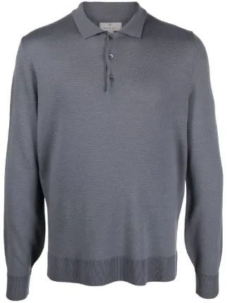 Canali long sleeve clearance polo