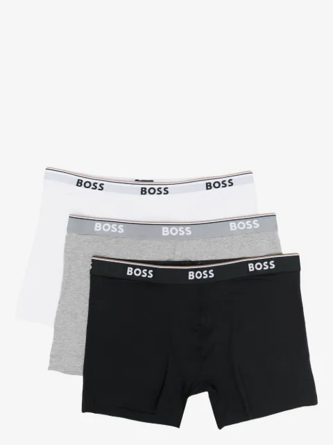 BOSS lot de trois boxers à bande logo