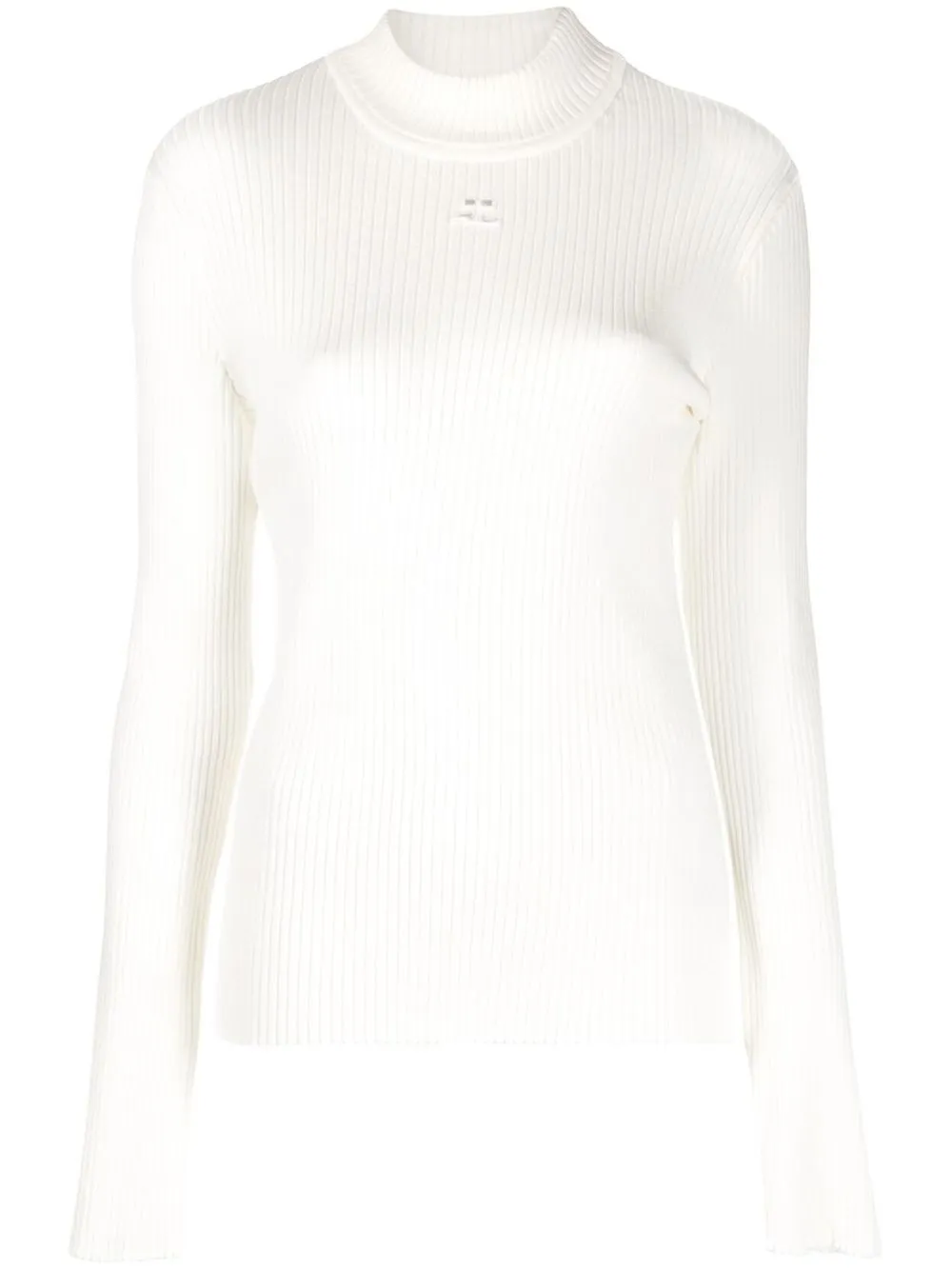 

Courrèges high-neck jumper - White